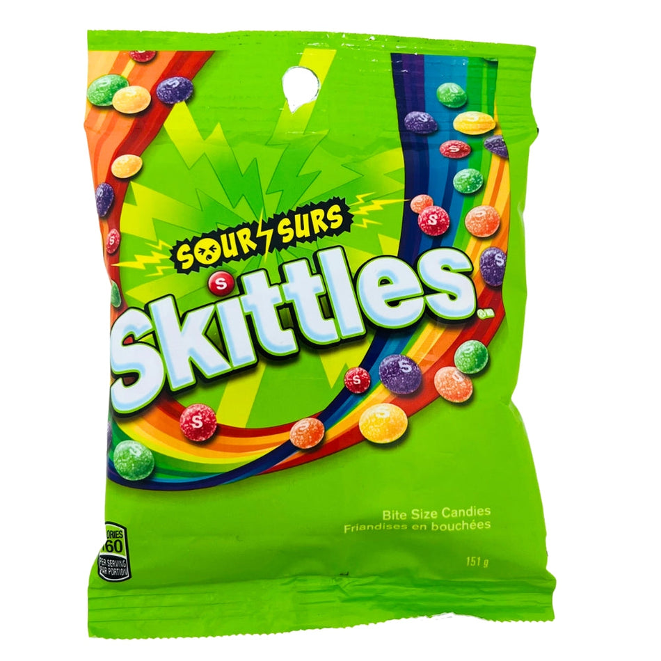 Skittles Sour Candies 151g, Skittles, skittles candy, original skittles, sour skittles, sour candy