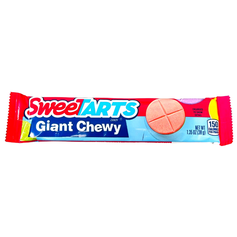 Sweetarts Giant Chewy Candy 38g, Sweetarts, sweetarts candy, classic candy, sweet and tart candy, giant sweetarts
