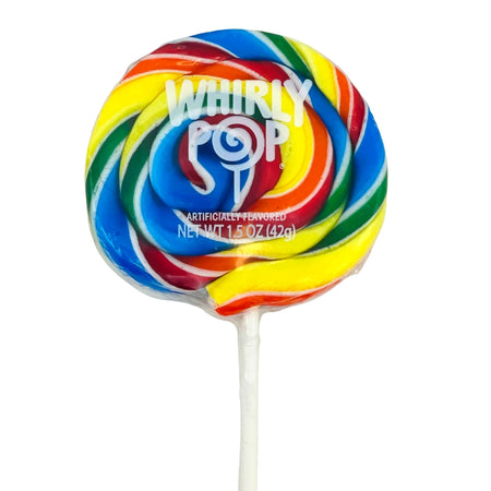 Adam & Brooks Whirly Pop Rainbow  Canada 1.5oz, Whirly Lollipop, Classic Lollipop, Colorful Lollipop, Colorful Whirly Pop, Hard Candy, Lollipop, Lollipop Candy