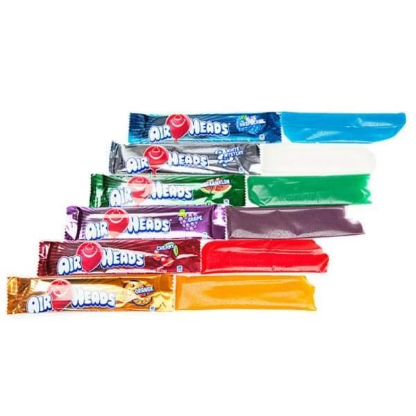 AirHeads Candy 60 Bars Assorted Flavors Nutrition Facts Ingredients, Airheads, airheads candy, airheads flavors, taffy, taffy candy, bulk candy