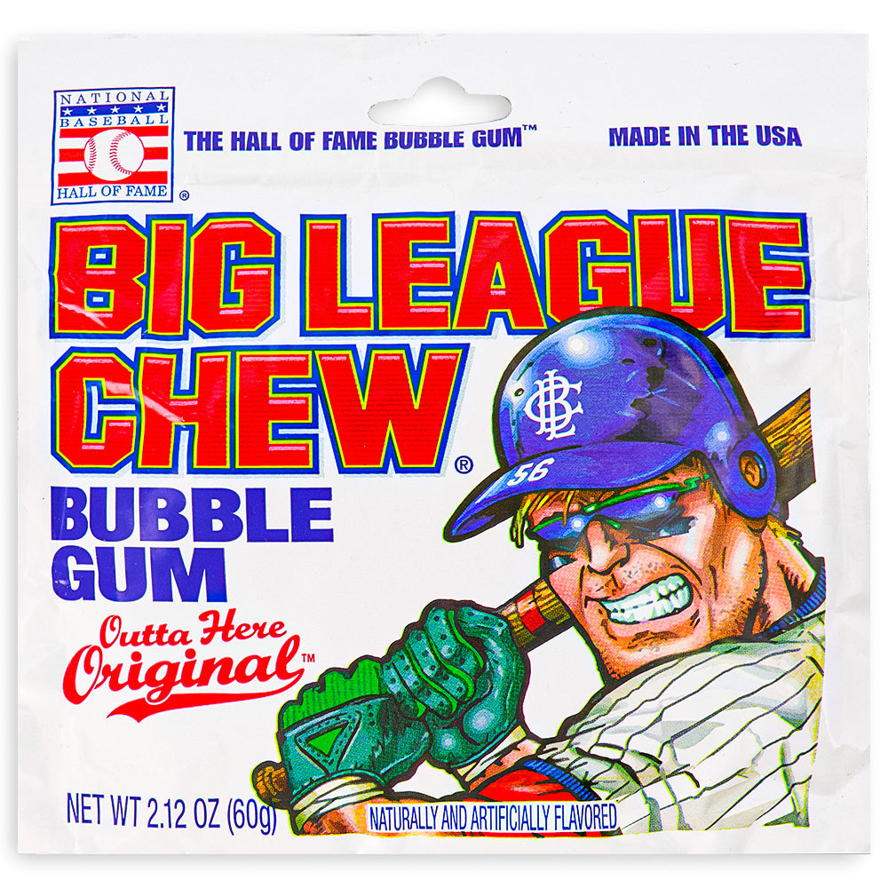 Big League Chew - Bubble Gum - Outta Here Original - Baseball Gum - Candy Funhouse