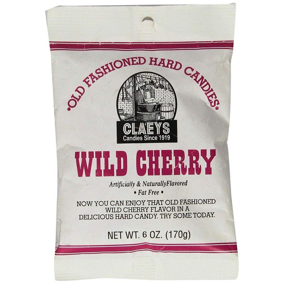 Claeys Wild Cherry Old Fashioned Hard Candies, Hard Candies, Claeys Hard Candies, Wild Cherry Hard Candy, Wild Cherry Candy