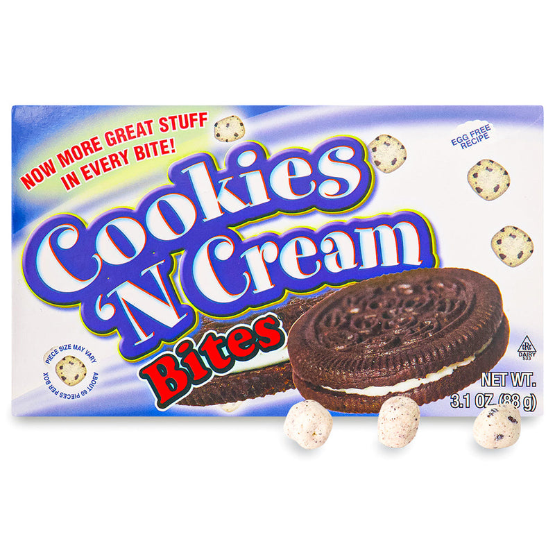 Cookies n Cream Bites Theatre Pack Open, cookies n cream, cookies and cream, cookies and cream candy