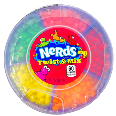 Nerds Twist & Mix 2.1oz, Nerds Twist & Mix Candy, twist open, mix up, candy laboratory, flavor combos, jokes, creative snacking, amusement, candy innovation, candy adventure