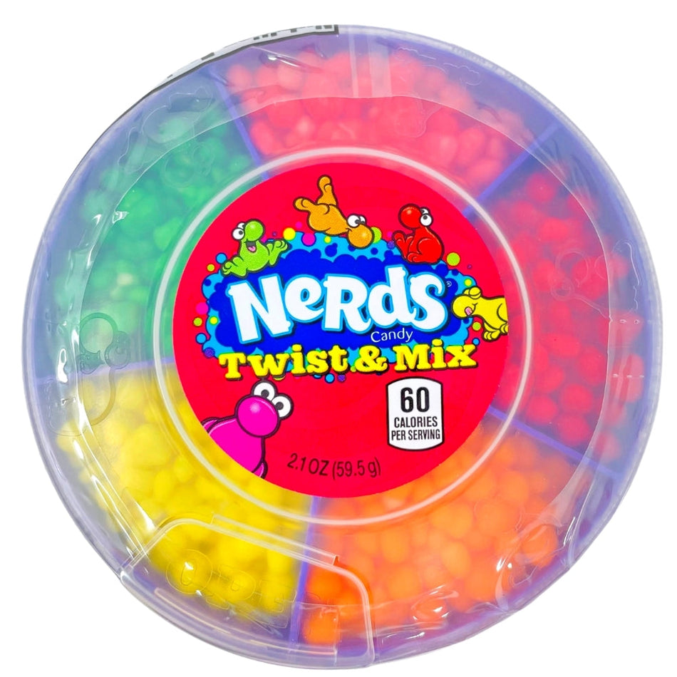 Nerds Twist & Mix 2.1oz, Nerds Twist & Mix Candy, twist open, mix up, candy laboratory, flavor combos, jokes, creative snacking, amusement, candy innovation, candy adventure