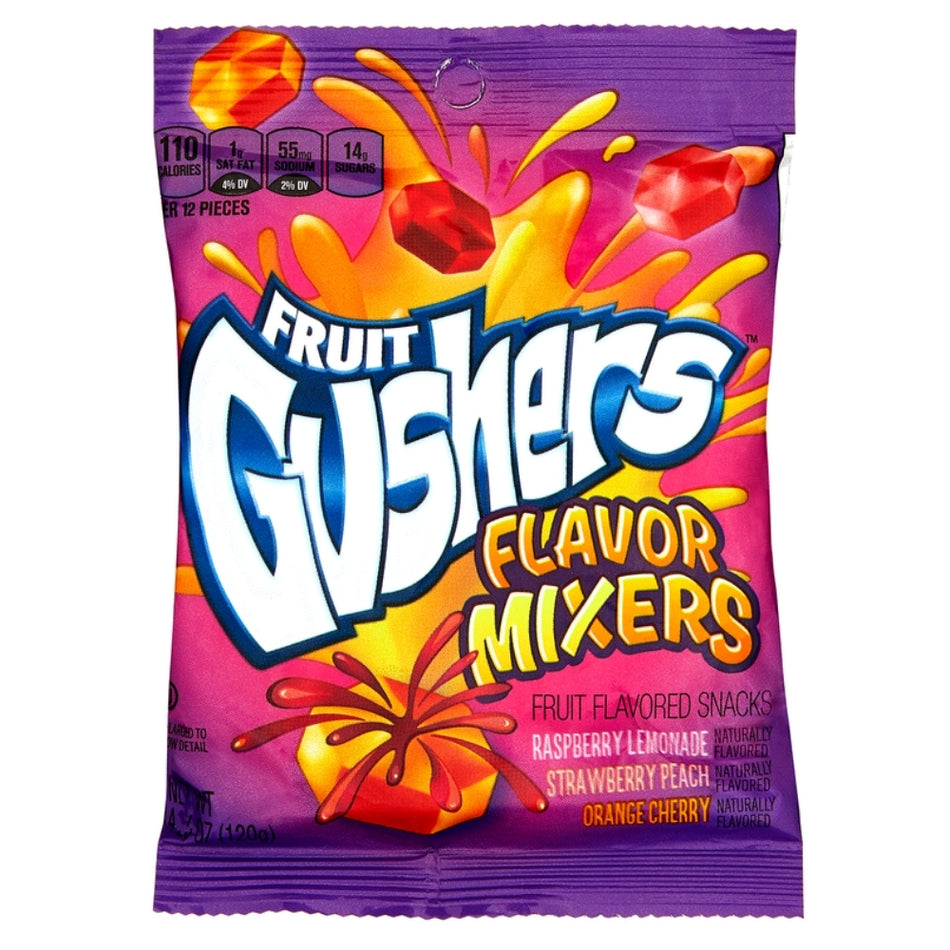 Fruit Gushers Flavor Mixers 4.25oz, Fruit Gushers, Fruit Gushers Flavors, Fruit Gushers Flavor Mixers, Sweet Candy, Fruity Candy