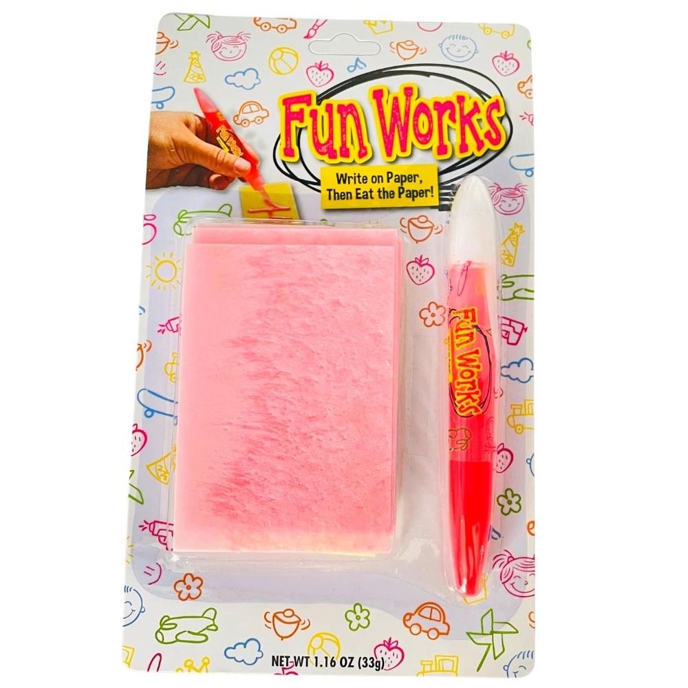 Fun Factory Write and Eat Paper Candy 33 g Front, fun candy, play candy, edible paper, edible pen