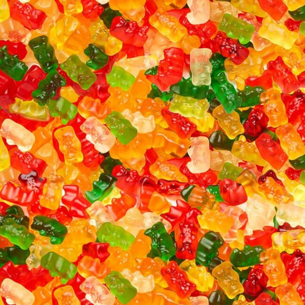 Haribo Gold-Bears Bulk Candy - 5 LB, Haribo Gold-Bears Bulk Candy, candy adventure, playful colors and flavors, gummy goodness, iconic Gold-Bears, tiny and chewy, bursts of happiness, sharing with friends, creative baking, sweeter with whimsy, gummy fun