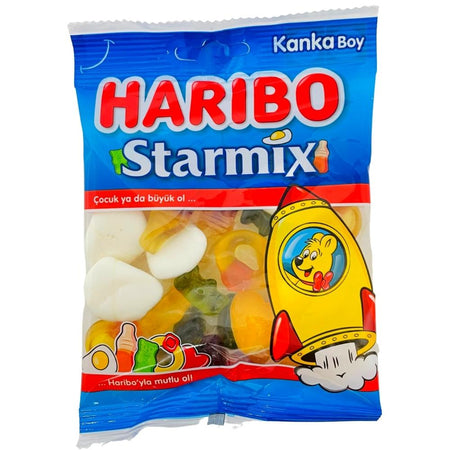 Haribo Halal Star Mix - 80g, Haribo Halal Star Mix, celestial burst, flavorful delights, halal-certified gummies, fruity joy, star-shaped treats, vibrant colors, candy craving, whimsical flavor, galaxy of taste