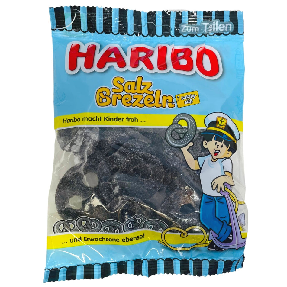 Haribo Salz Brezeln Licorice Candy-200 g, Haribo Salz Brezeln Licorice Candy, Licorice Pretzels, Sweet and Salty Fun, Unique Taste Adventure, Whimsical Treats, Satisfy Your Cravings