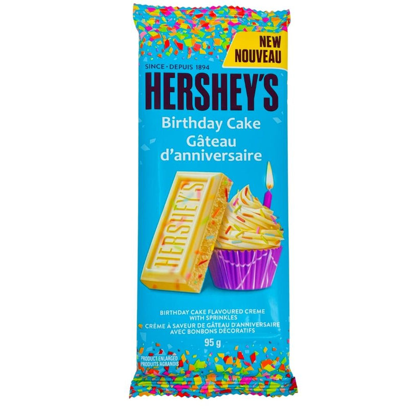 Hershey's Birthday Cake  Chocolate Bar - 95g - Canadian Chocolate Bars from Hershey's