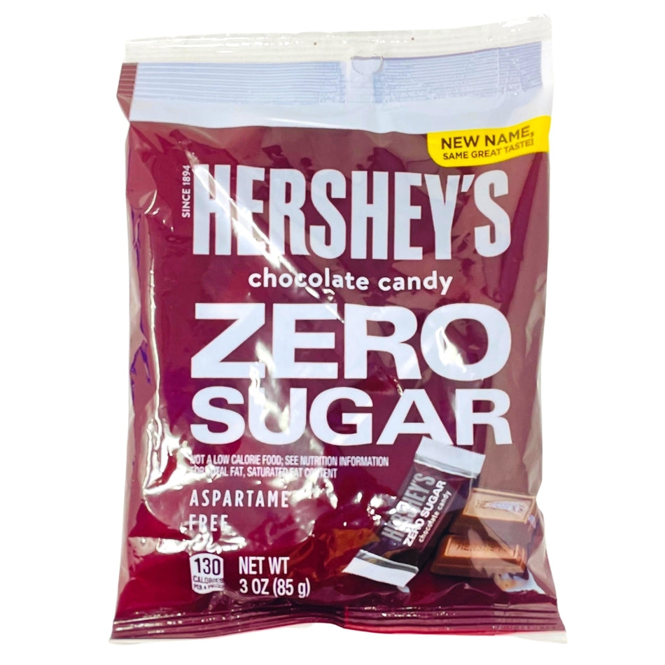 Hershey's Sugar Free Chocolate Candy 3oz, hersheys chocolate, hershey's chocolate, sugar free chocolate, low carb chocolate, sugar free snack