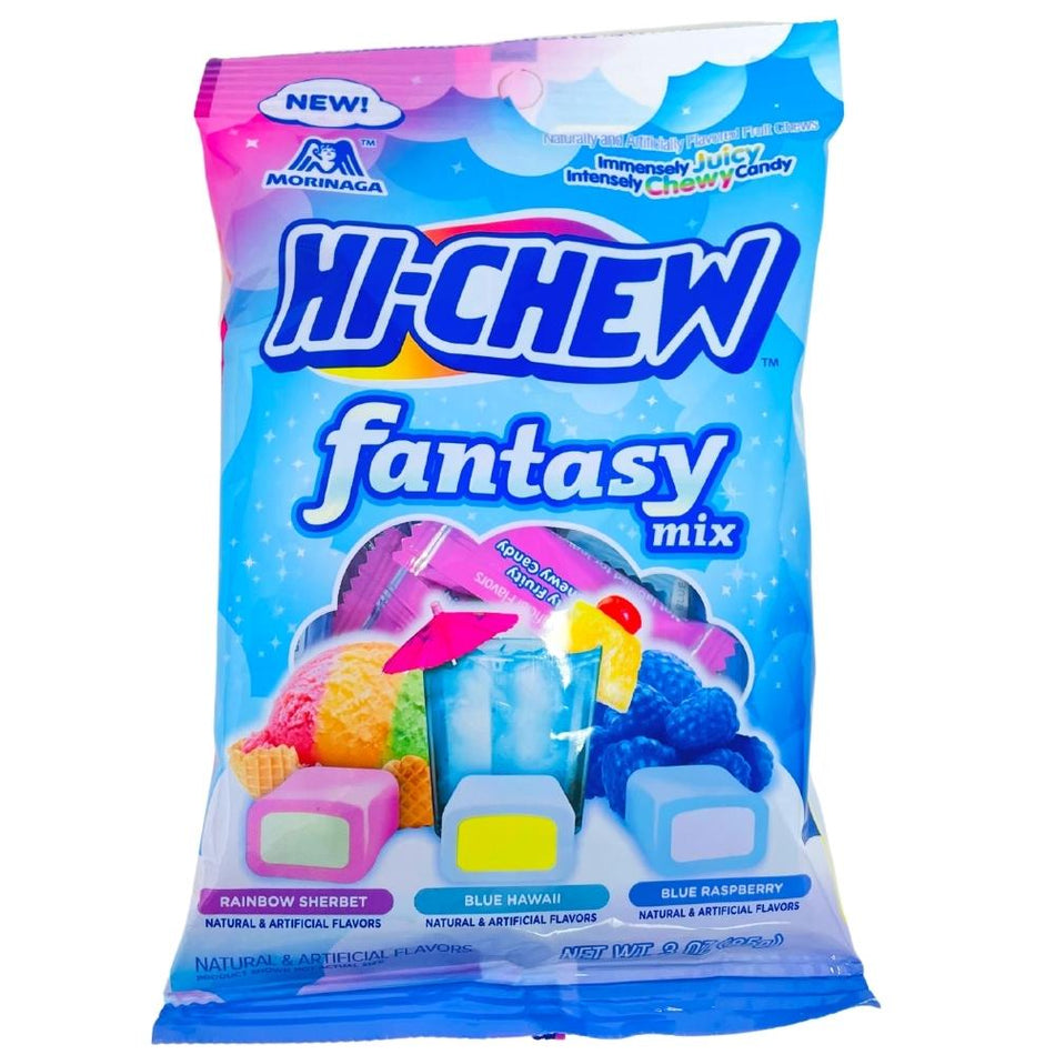 Hi-Chew Fantasy Mix - 3oz, Hi-Chew Fantasy Mix, Exotic Fruit Chewy Candy, Tropical Flavor Medley, Hi-Chew Assorted Fruits, hi chew, hi chew candy, hi chew candies, hi-chew, hi-chew candy, hi-chew candies