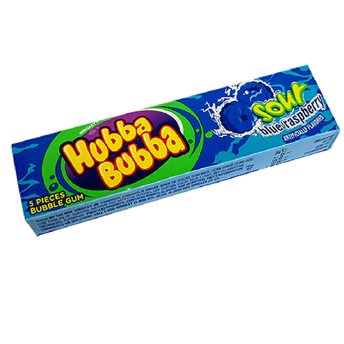 Hubba Bubba Max Sour Blue Raspberry Bubble Gum, retro candy, retro gum, hubba bubba, hubba bubba bubble gum, hubba bubba chewing gum