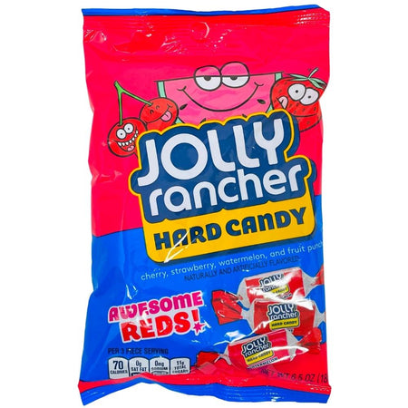 Jolly Rancher Awesome Reds Hard Candy 6.5oz, Red Candies, Jolly Rancher