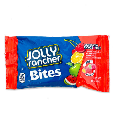 Jolly Rancher Awesome Twosome Bites 1.8oz, Jolly Rancher Awesome Twosome Bites, double the flavor, Jolly Rancher candy, jolly rancher, jolly rancher sour candy, jolly rancher sour