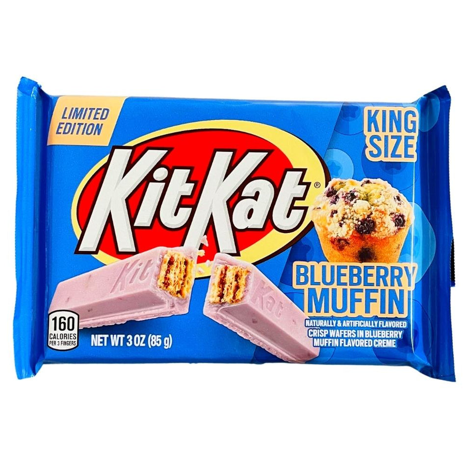 Kit Kat Blueberry Muffin King Size, Kit Kat Blueberry Muffin, King Size Chocolate Bar, Whimsical Snacking, Irresistible Flavor, kit kat, kit kat chocolate, kit kat chocolate bar, kit kat blueberry muffin, kit kat limited edition