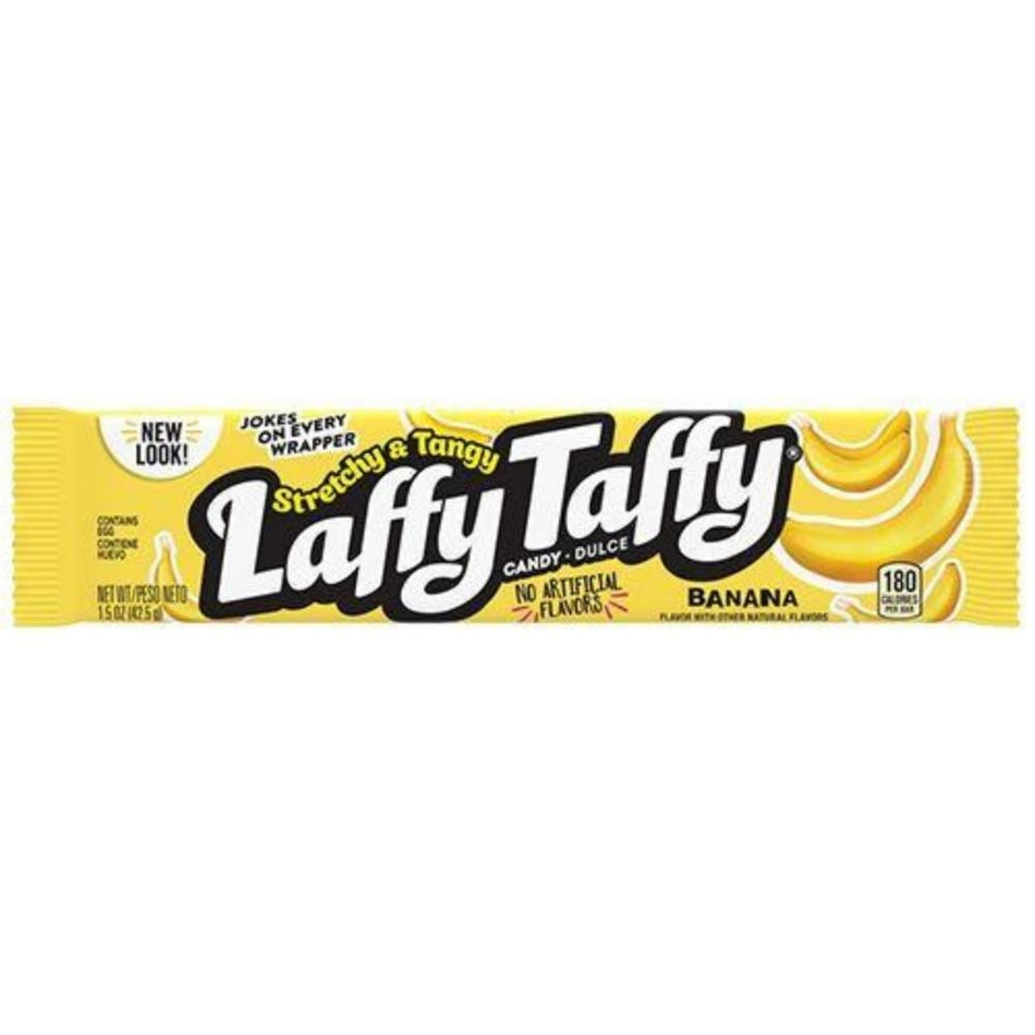 Laffy Taffy Banana Candy 1.5 oz., Banana Flavor, Banana Flavor Candy, Banana Laffy Taffy