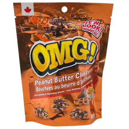 OMG! Peanut Butter Clusters 98g - Canadian Candy