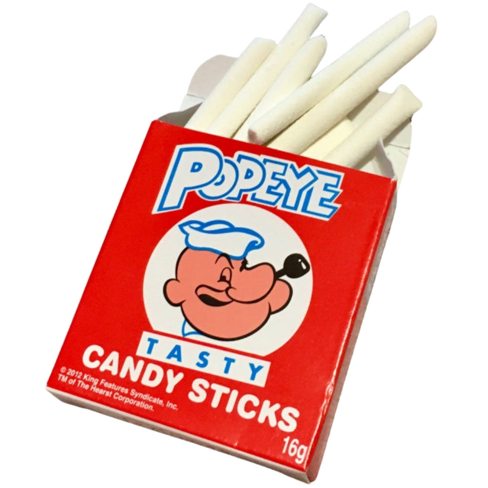 Popeye Candy Sticks 16g, popeye candy sticks, popeye candy, retro candy, nostalgic candy, canadian candy