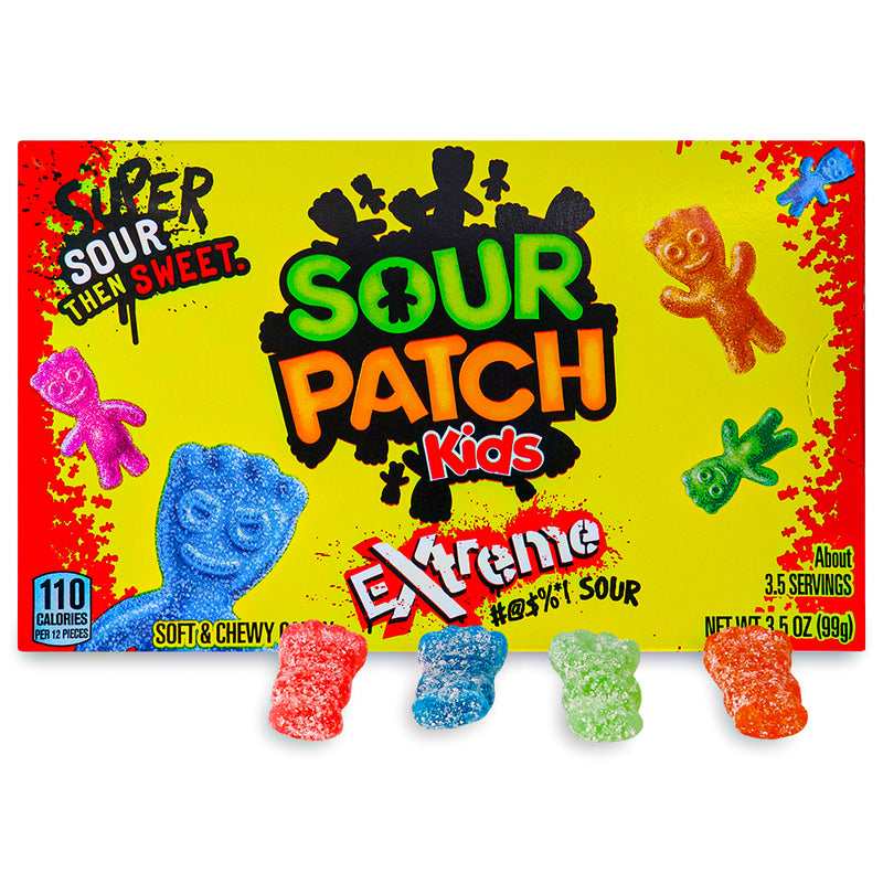 Sour Patch Kids Extreme Candy Theater Pack 99g Opened - Canadian Candy - Maynards Candy - Movie Theater Candy