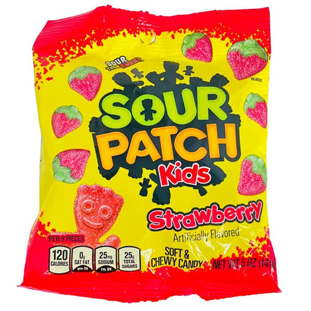 Sour Patch Kids Strawberry 5oz, Sour Patch Kids Strawberry, Berry-flavored candy, Sweet and sour delight, Irresistible strawberry, Signature sour kick, Candy connoisseur treat, Flavorful symphony, Movie night snack, Berrylicious adventure, Sweet escape delight, sour patch kids, sour patch kids candy, maynards, maynards gummies