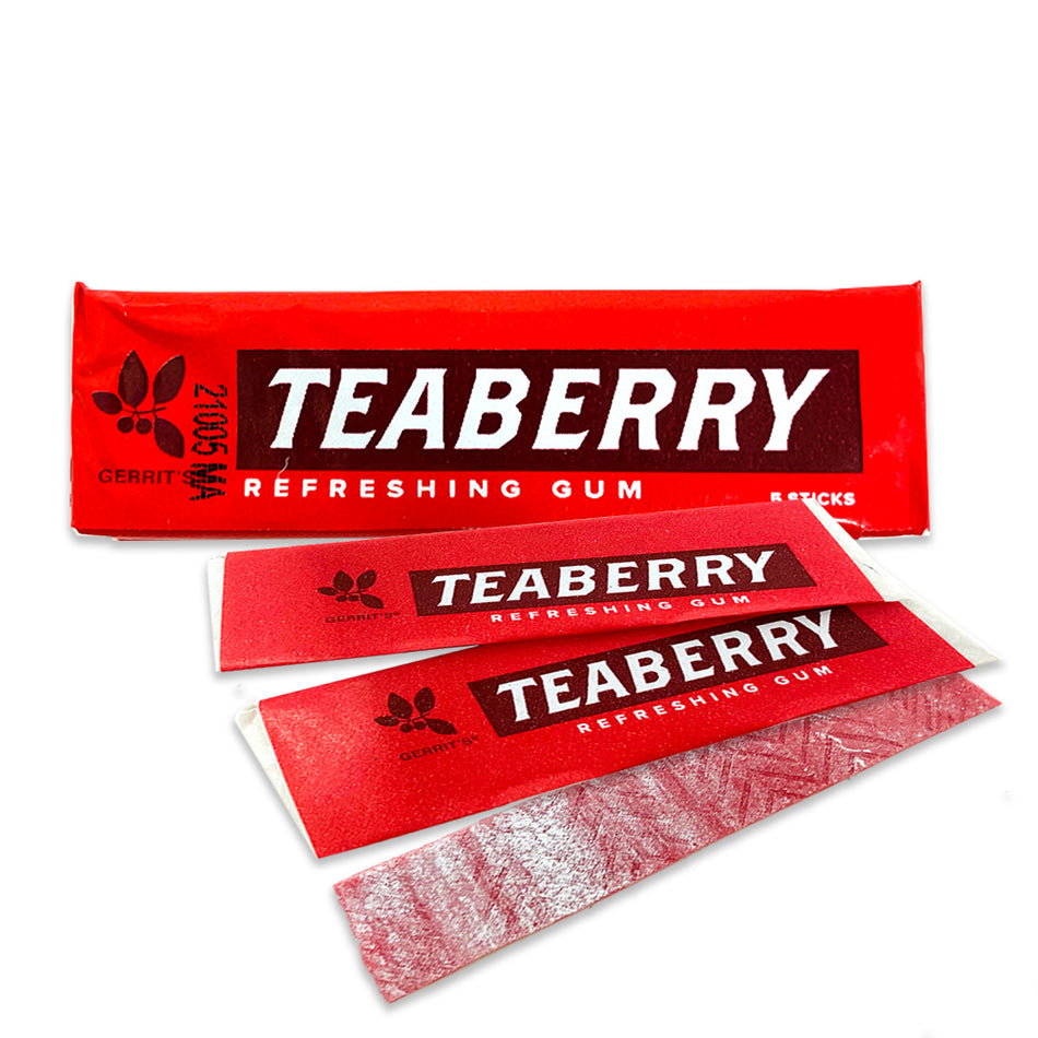 Teaberry Chewing Gum, Chewing Gum, Nostalgic Gum, Teaberry