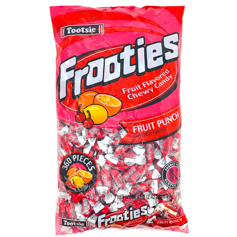 Tootsie Roll - Frooties Fruit Punch Candy - 360 Pieces - Bulk Candy