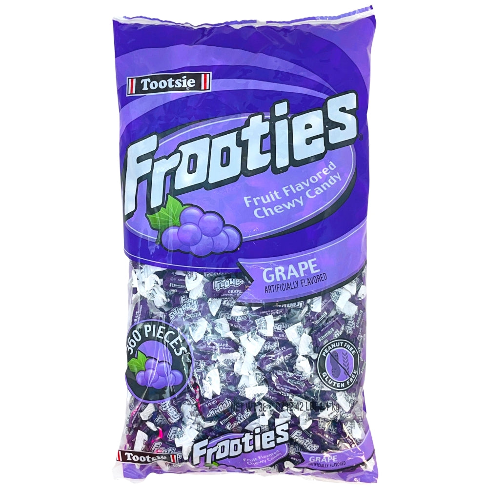 Tootsie Roll - Frooties Grape Candy - Bulk Candy - Purple Candy