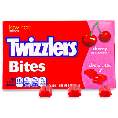 Twizzlers Bites Cherry - Movie Theater Candy  5oz - Twizzler Candy