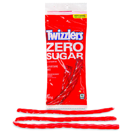 Twizzlers Zero Sugar Strawberry Candy - Sugar Free Candy 141 g - Twizzlers
