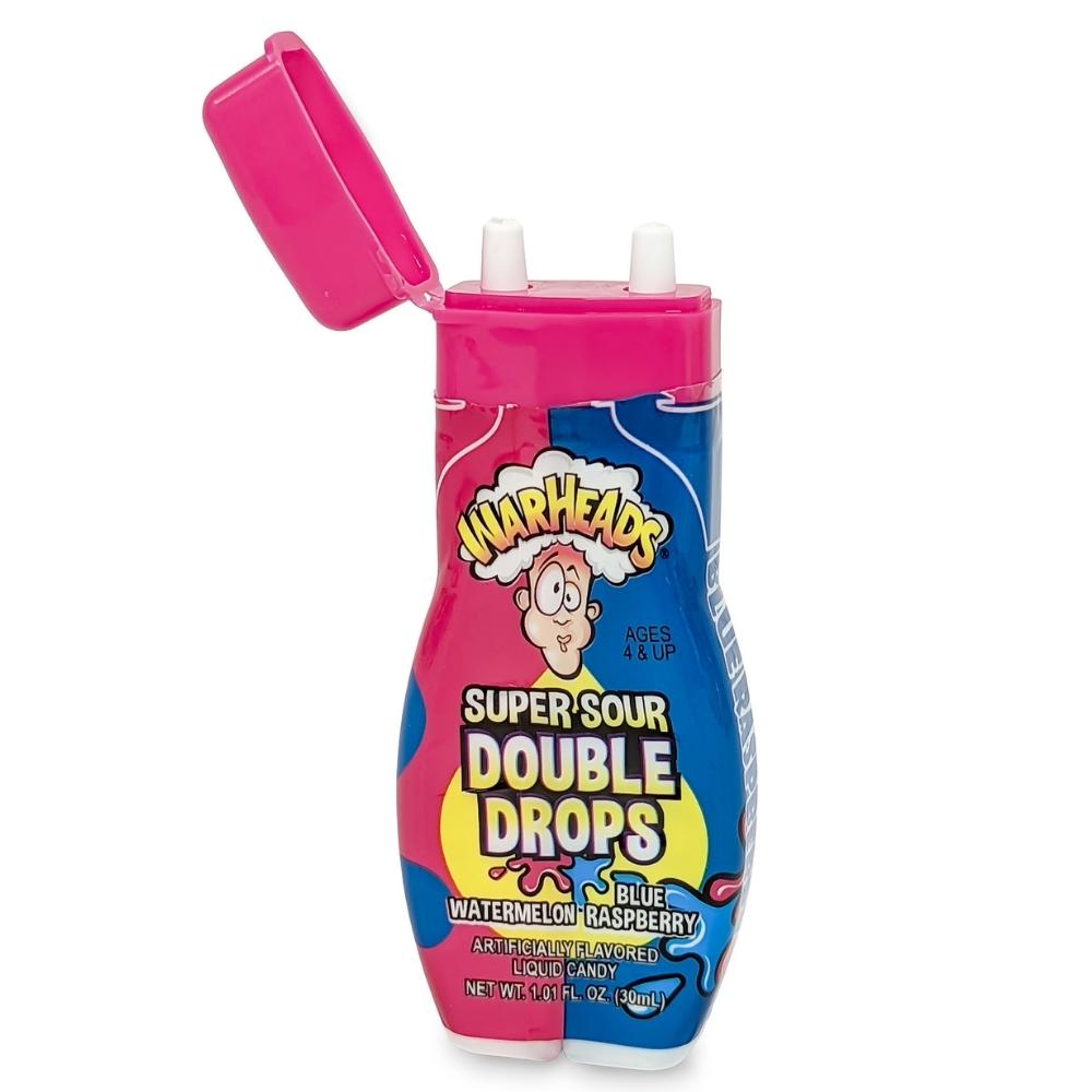 Warheads Super Sour Double Drops  1oz Front, Warheads Super Sour Double Drops, Extreme Sour Adventure, Whimsical Sour Delight, Sourness Challenge, Mouth-Puckering Fun, Colorful Sour Drops, Sour Showdown, Sour Candy Experience, Double Dare Sour, Tart Flavor Drops, warheads, warheads candy, warheads sour candy, sour candy